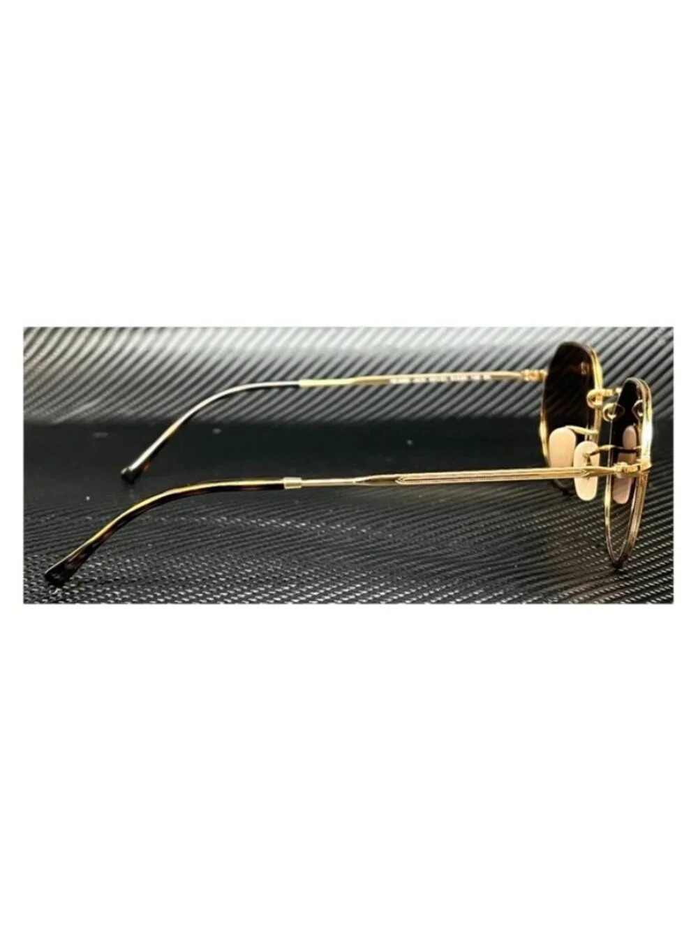 New Ray Ban Men  Gold Sunglasses  51- 20- 145